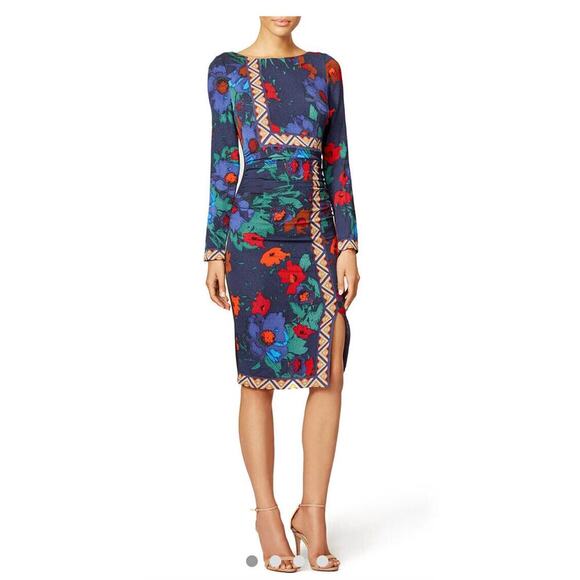 Tracy Reece Floral key dress Vibrant Floral - Picture 1 of 6